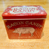 Bacon Flavored Candy - Cool Retro Tin Gift Box - Archie McPhee