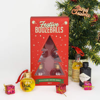 Festive Boozeballs - 6PK Christmas Ornament Shot Glass Party Decorations