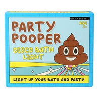 🛁 Party Pooper Disco Party Bath Light 💩 Floating LED Poop Fart Turd Gag Gift