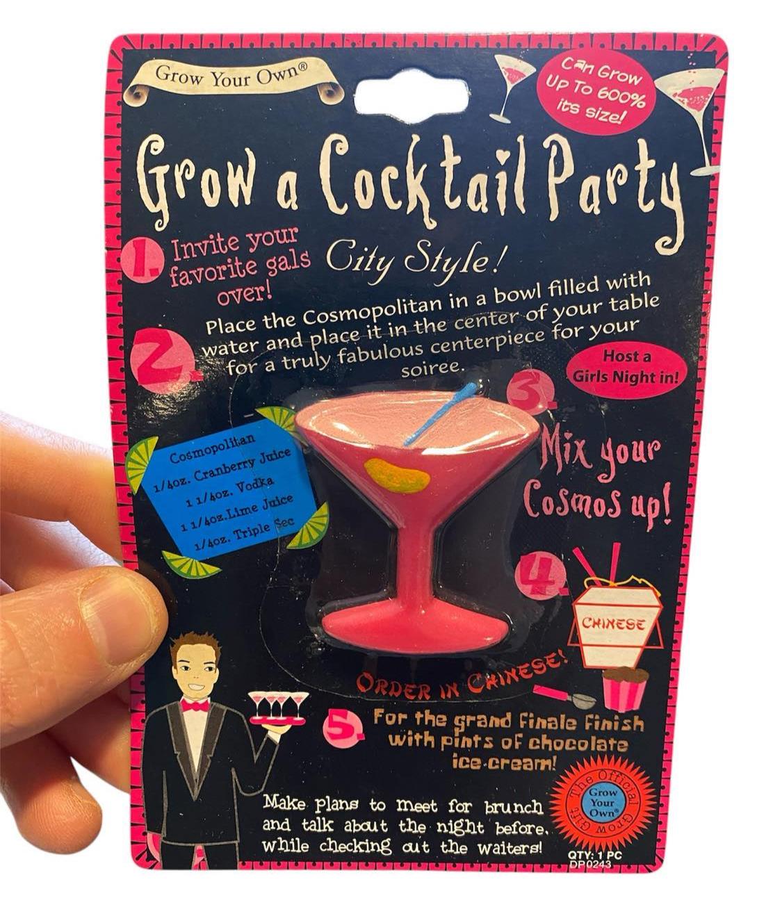 Grow a Cocktail Party - Hilarious Gag Gift for Adults, Joke Gift for Drink Lover