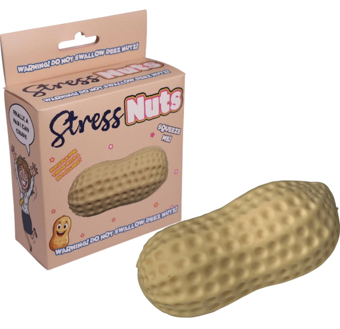 Share 🥜 Stress Nuts Squishy Peanut Stress Ball Funny Gag Gift Office Desk Fidget Toy