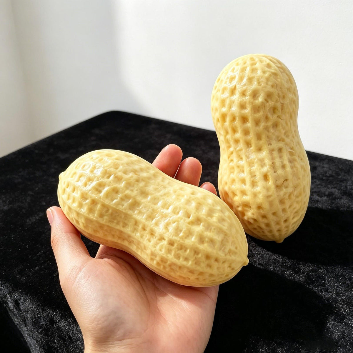 Share 🥜 Stress Nuts Squishy Peanut Stress Ball Funny Gag Gift Office Desk Fidget Toy