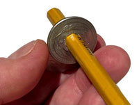 ✨ Pen-Thru-Quarter Magic Coin Trick 👀 Melt Metal Like a Wizard! ✨😲