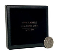✨ Pen-Thru-Quarter Magic Coin Trick 👀 Melt Metal Like a Wizard! ✨😲