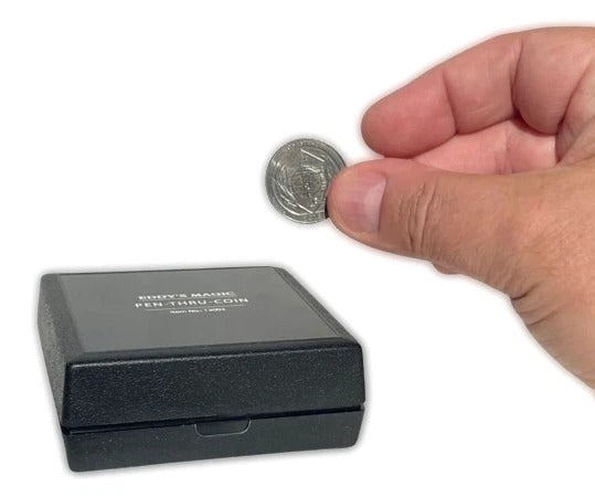 ✨ Pen-Thru-Quarter Magic Coin Trick 👀 Melt Metal Like a Wizard! ✨😲