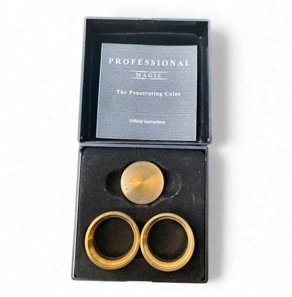✨ The Penetrating Coins Effect – Classic Brass Magic Trick That Defies Logic! ✨