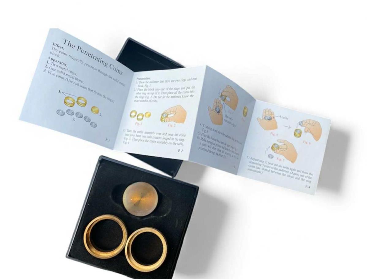 ✨ The Penetrating Coins Effect – Classic Brass Magic Trick That Defies Logic! ✨