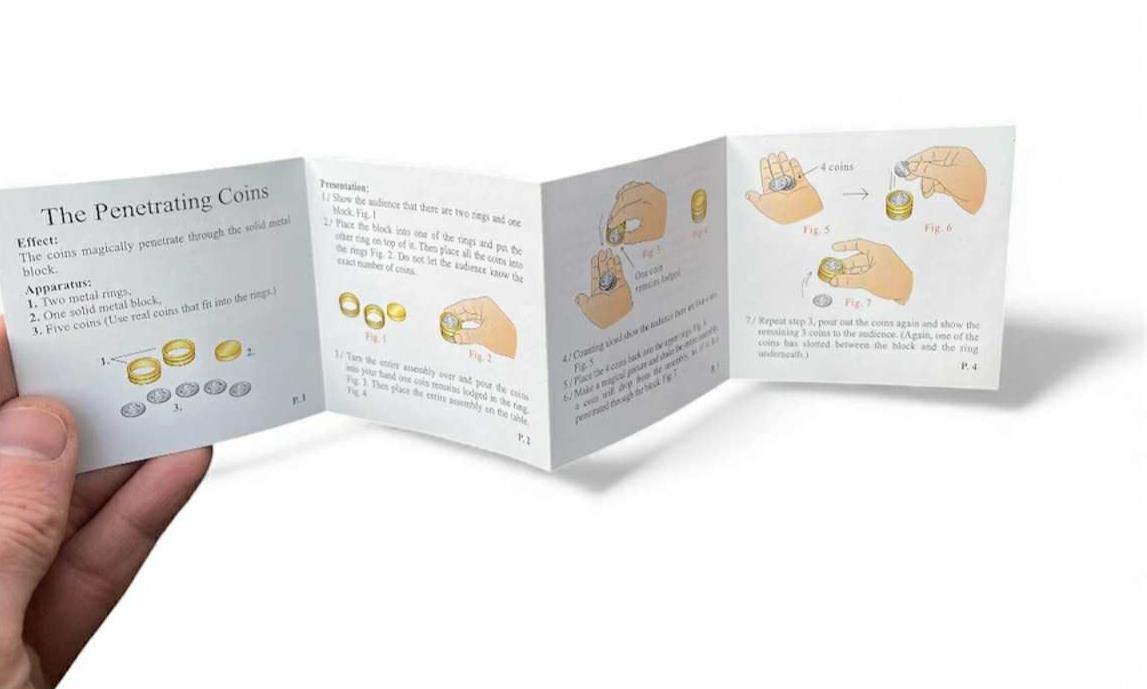 ✨ The Penetrating Coins Effect – Classic Brass Magic Trick That Defies Logic! ✨