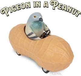 Pigeon in a Peanut - Cute Pullback Racing Car Child Toy - Archie McPhee