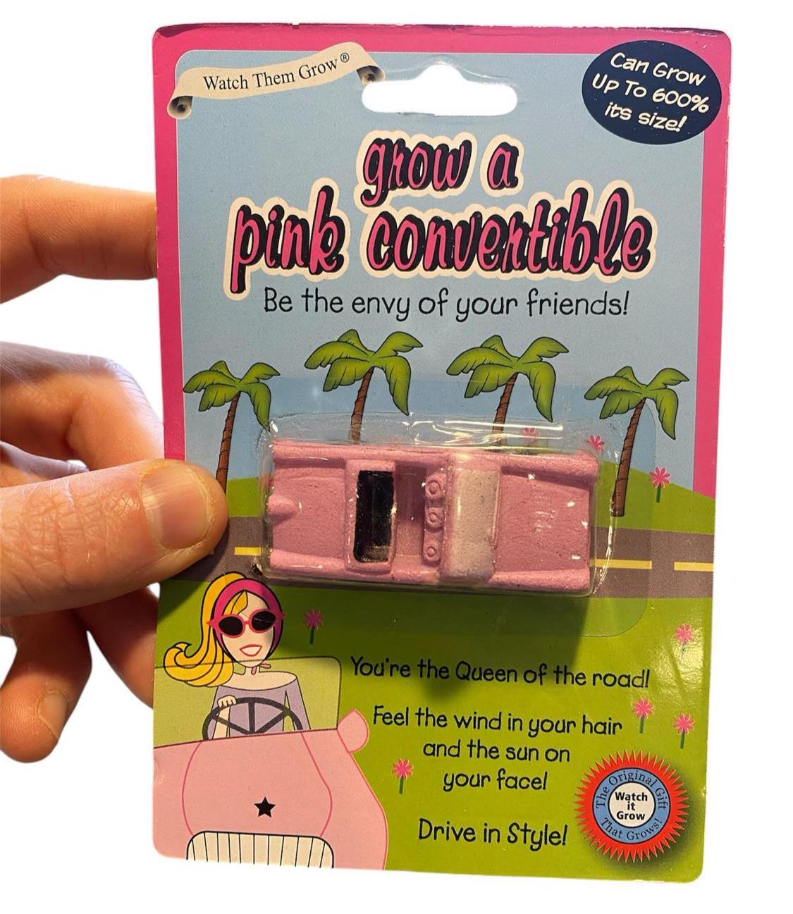 Grow Your Own Pink Convertible Car - Funny Gag Gift, Novelty Joke, Queen of Road