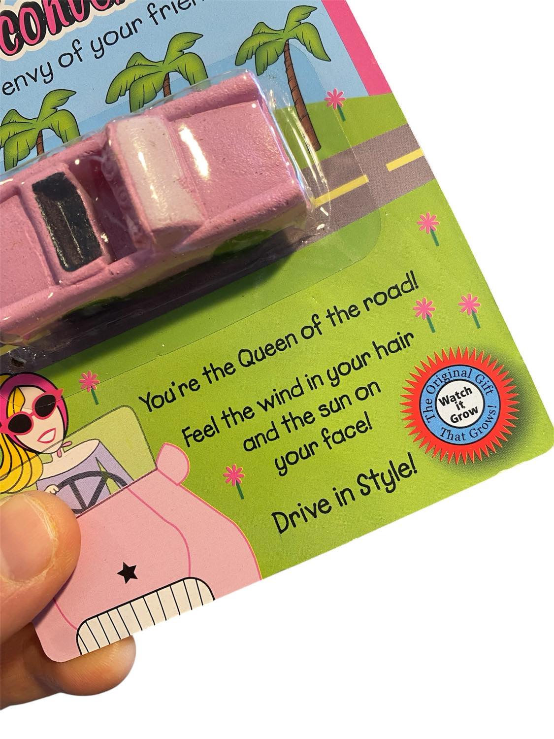 Grow Your Own Pink Convertible Car - Funny Gag Gift, Novelty Joke, Queen of Road