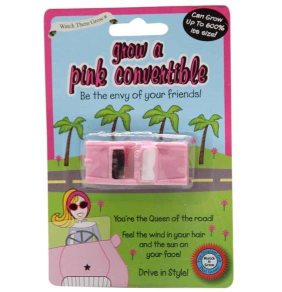 Grow Your Own Pink Convertible Car - Funny Gag Gift, Novelty Joke, Queen of Road