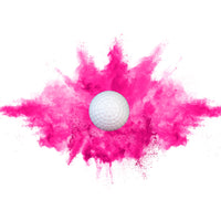 Gender Reveal Golf Ball - Blue Exploding Powder - It’s a Girl