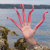 Finger Tentacles (Set of 5) Octopus Sea Creature Hand Puppet Toy - Archie McPhee