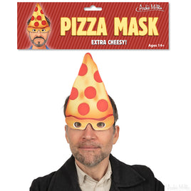 PIZZA MASK - Extra Cheesy Funny Gag Joke Party Costume - Archie McPhee