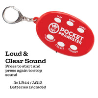 💨 Fa6-Sound | Burp 🤮 Vomit 🐐 Goat 🦗Crickets 😴 Snoring | Prank Sound Machine - Gag Gift Keychain Toy