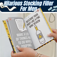 🚽 How To Poop Without Your Phone Funny Bathroom Book 144 Pages Hardcover Gag 😂