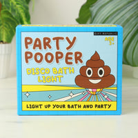 🛁 Party Pooper Disco Party Bath Light 💩 Floating LED Poop Fart Turd Gag Gift