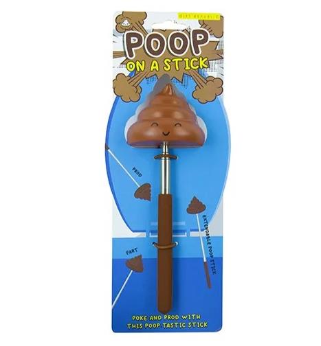 💩 Poop on a Stick – 15" Extendable Gag Toy Funny Fart Prank for Kids & Adults