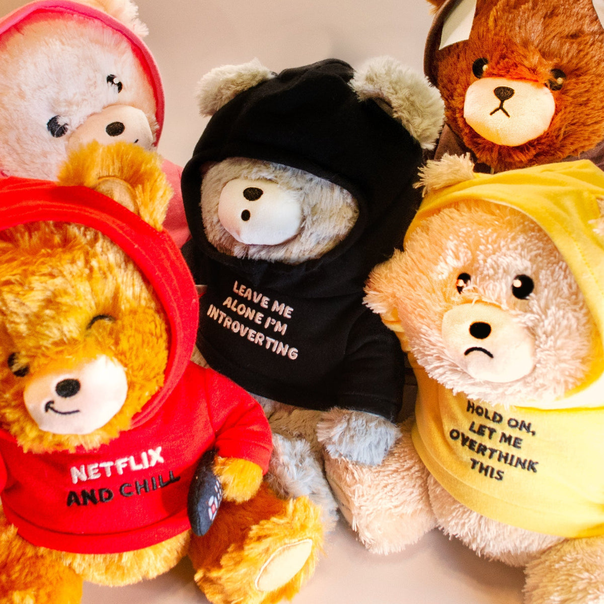 The Punchkins 🐻 "Let Me Overthink This" Teddy Bear Plushie is a funny gift for overthinkers or anyone who enjoys a cozy, witty stuffed animal companion.