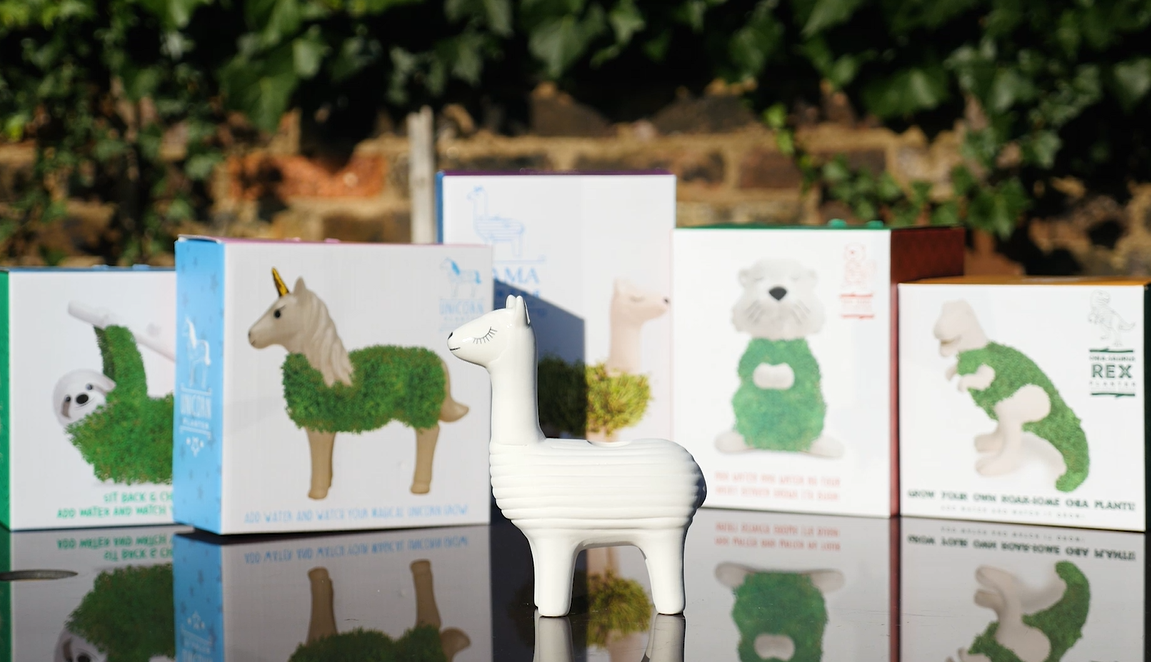 t rex plant pot T-Rex Dinosaur Ceramic Planter