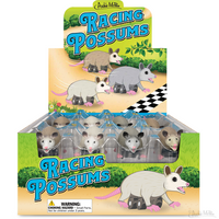 Racing Possums (set of 3) Funny Pull Back Rodent Race Toys - Archie McPhee