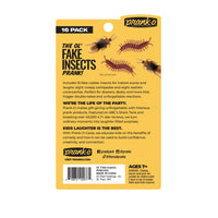 16 PK Realistic Fake Cockroaches Centipedes Prank Bugs Insects Rubber Halloween
