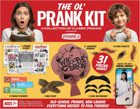 31 Piece Prank Kit – Funny Practical Joke Set Fake Poop, Whoopee, Insects, Flyers etc.