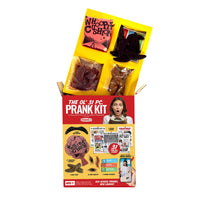 31 Piece Prank Kit – Funny Practical Joke Set Fake Poop, Whoopee, Insects, Flyers etc.