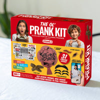 31 Piece Prank Kit – Funny Practical Joke Set Fake Poop, Whoopee, Insects, Flyers etc.