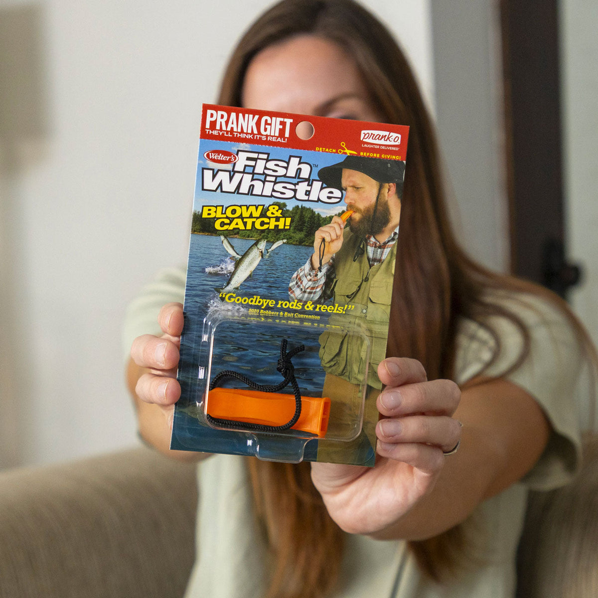 Fish Whistle Fishing Prank Gag Gift 🐟 Funny Fisherman Joke Father's Day Present
