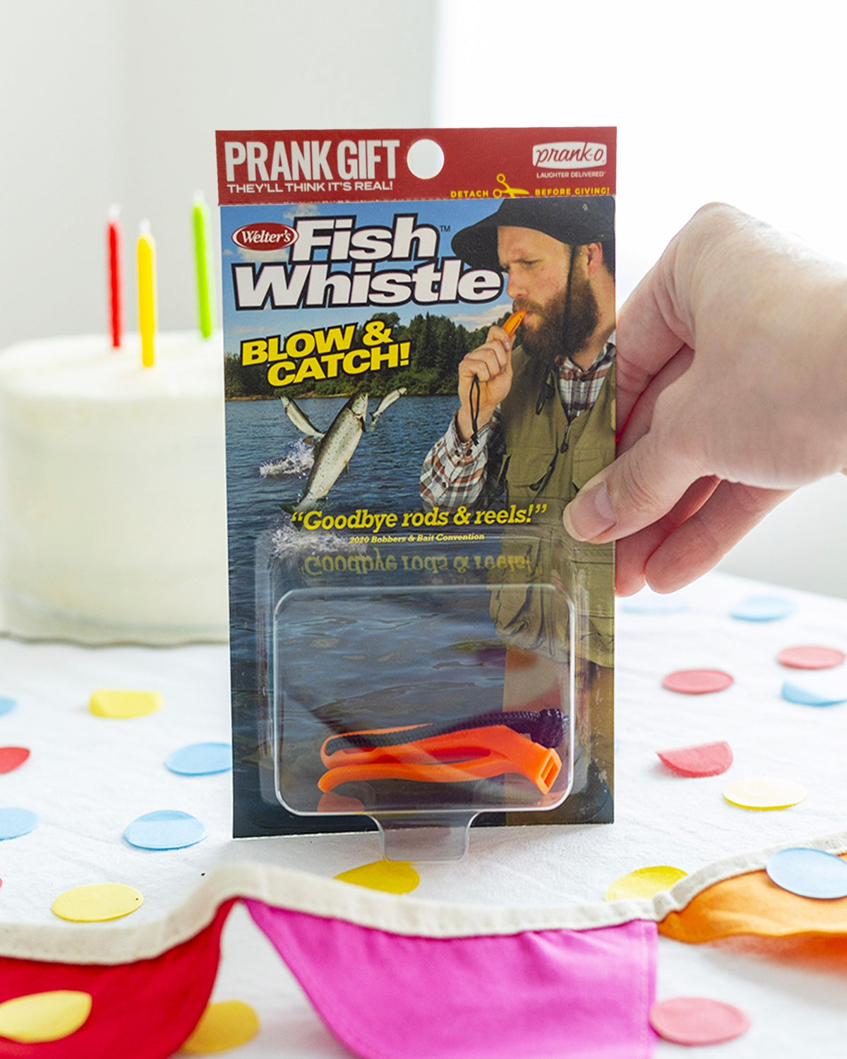 Fish Whistle Fishing Prank Gag Gift 🐟 Funny Fisherman Joke Father's Day Present