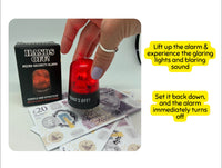 🚨 Hands Off Motion Alarm – Funny Office Prank Gadget Mini Security Siren 😂🎁