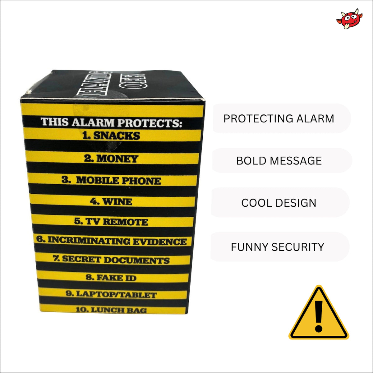 🚨 Hands Off Motion Alarm – Funny Office Prank Gadget Mini Security Siren 😂🎁