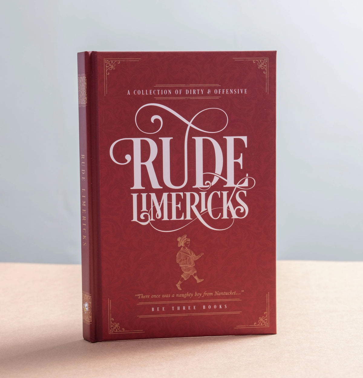 Rude Limericks - Collection of Dirty & Offensive Rhymes Hardcover Book Gag Gift