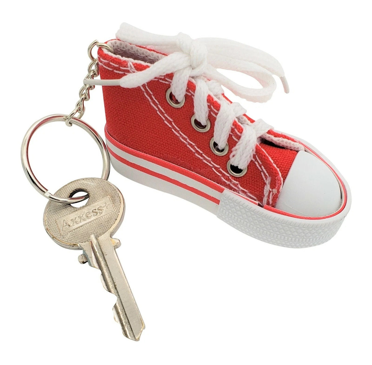 12 Piece - Sneaker Canvas Shoe Tennis Basketball Keychain Party Prize Favors Toy