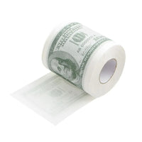 Rouleau de papier toilette argent 100 dollars papier mouchoir TP Benjamin Funny Gag Bath Joke $