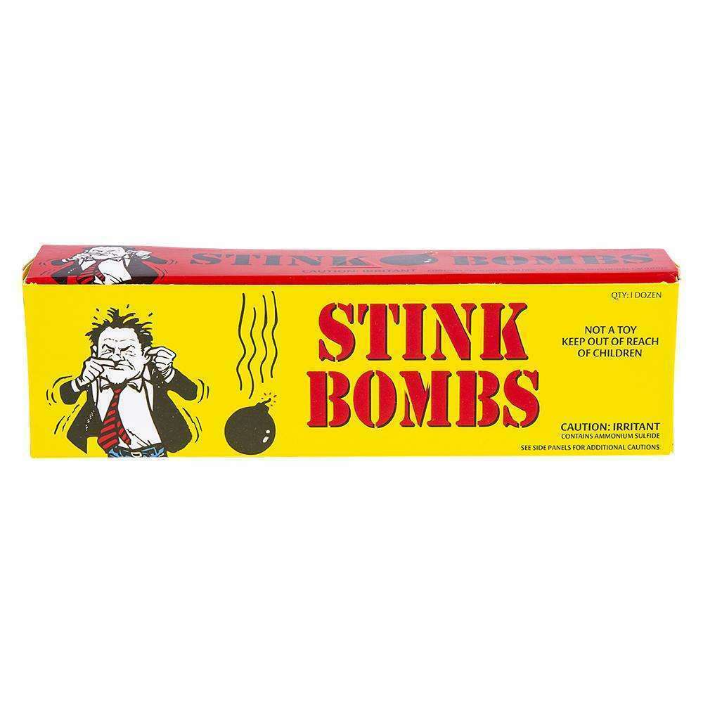 36 Stink Bombs Glass Vials (12 boxes of 3) - Smelly GaG Prank Joke