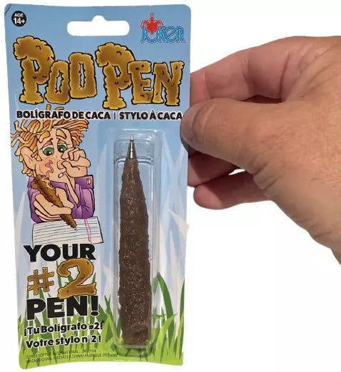 The Poo Poop Pen - Your #2 Ballpoint Pen for School-Home-Office ~ GaG Joke Toy