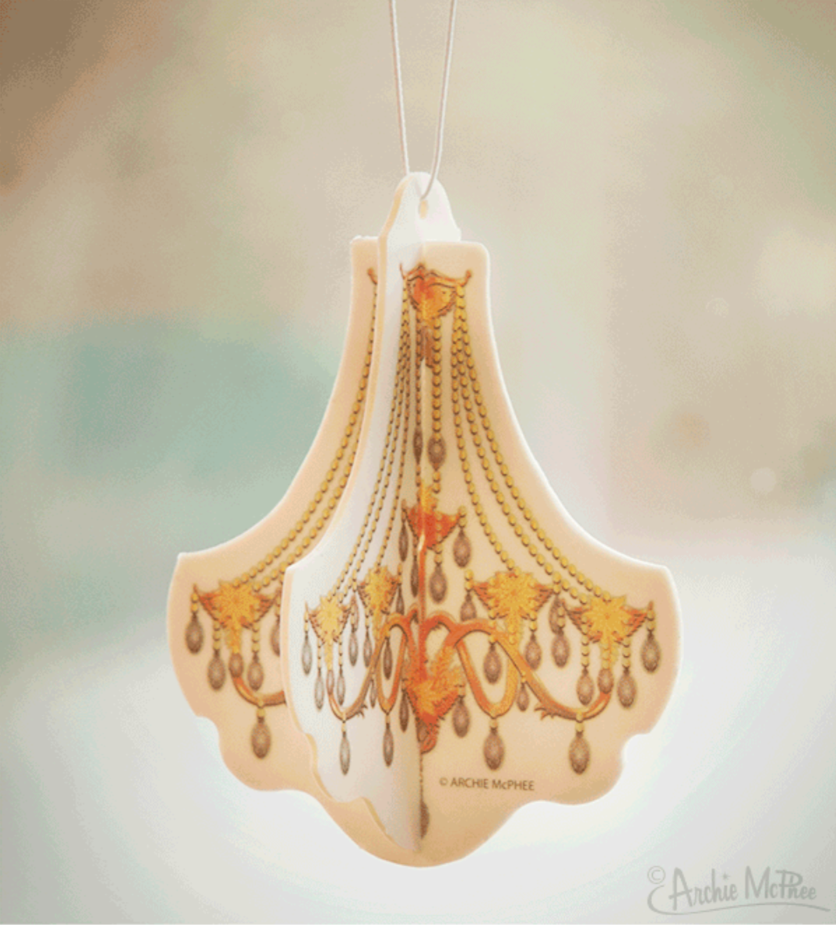 Chandelier 3D Air Freshener - Make your Car Classy & Less Stinky - Archie McPhee