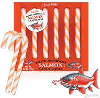 🐟🎄 6-Pack Pacific Northwest Salmon Candy Canes – Funny Holiday Gag Gift | Archie McPhee