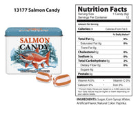 🐟🤢 Salmon Candy in Tinned Fish Can Funny Gag Gift Novelty Prank Joke Stocking - Archie McPhee