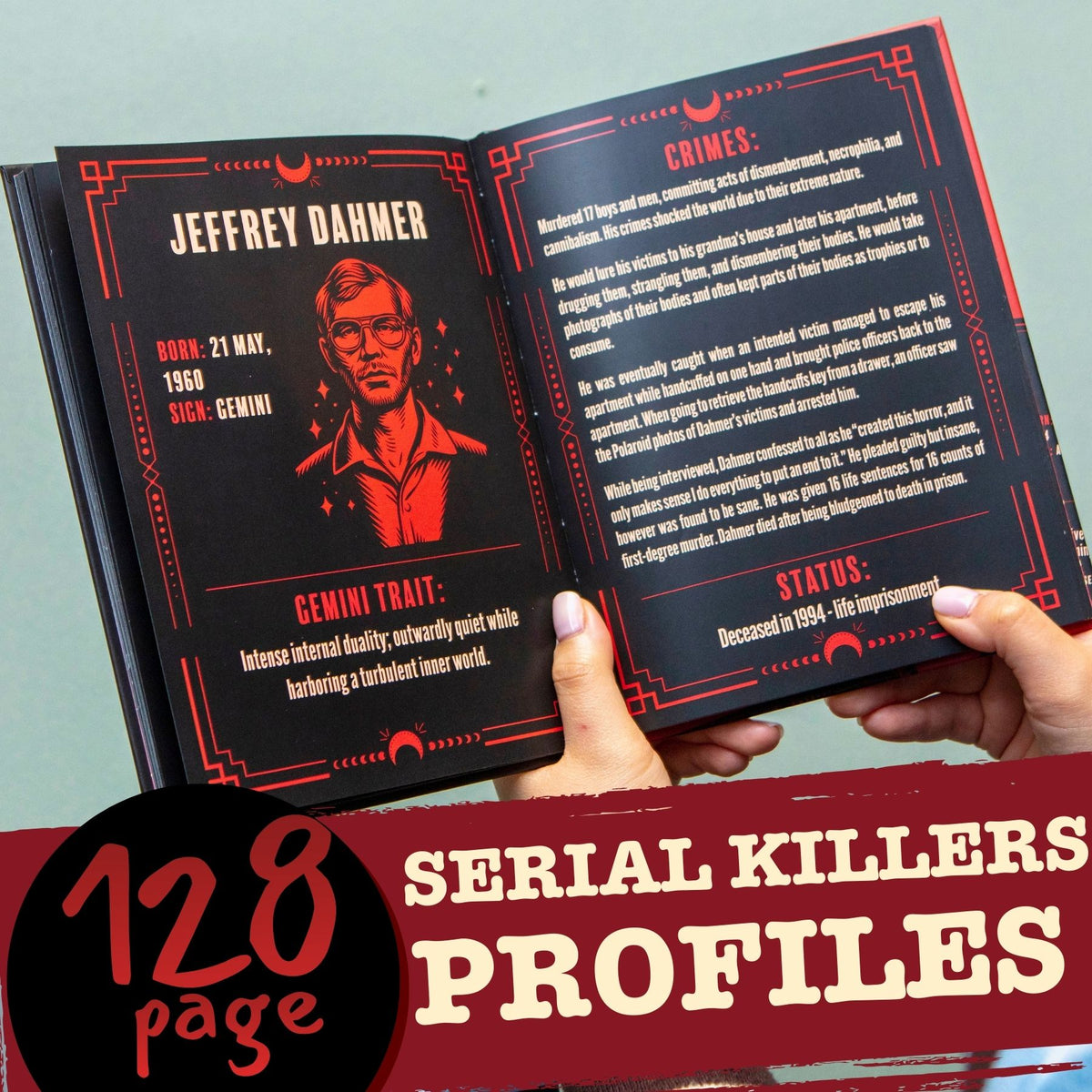 Murder in Retrograde 🔪 Hardcover True Crime Zodiac Astrology Serial Killer Book 🩸