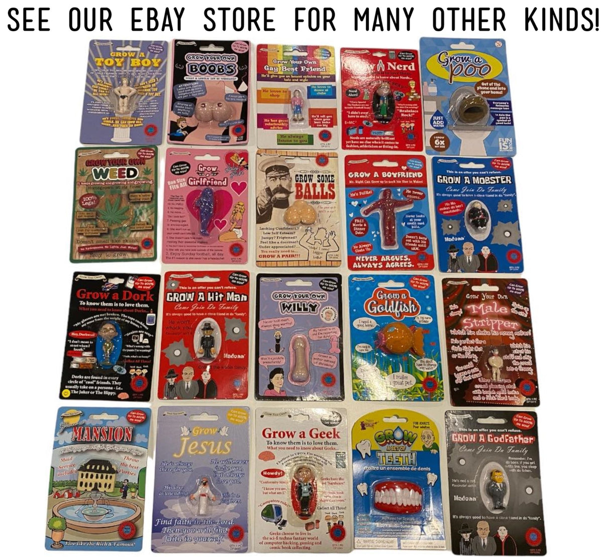 🐍 Grow Your Own Jumbo Snake Toy 💦 Expands 600% Gag Gift Party Favor Kids Fun