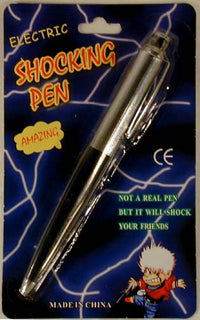 12 SHOCK PEN Shocking JOKE GAG MAGIC TRICK w/ Batteries