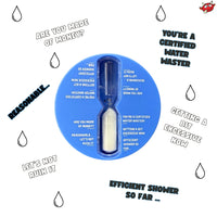 The 5 Minute 💰 Bills Shower Sand Timer Water Saver Funny Bathroom Gag Gift 😂💦