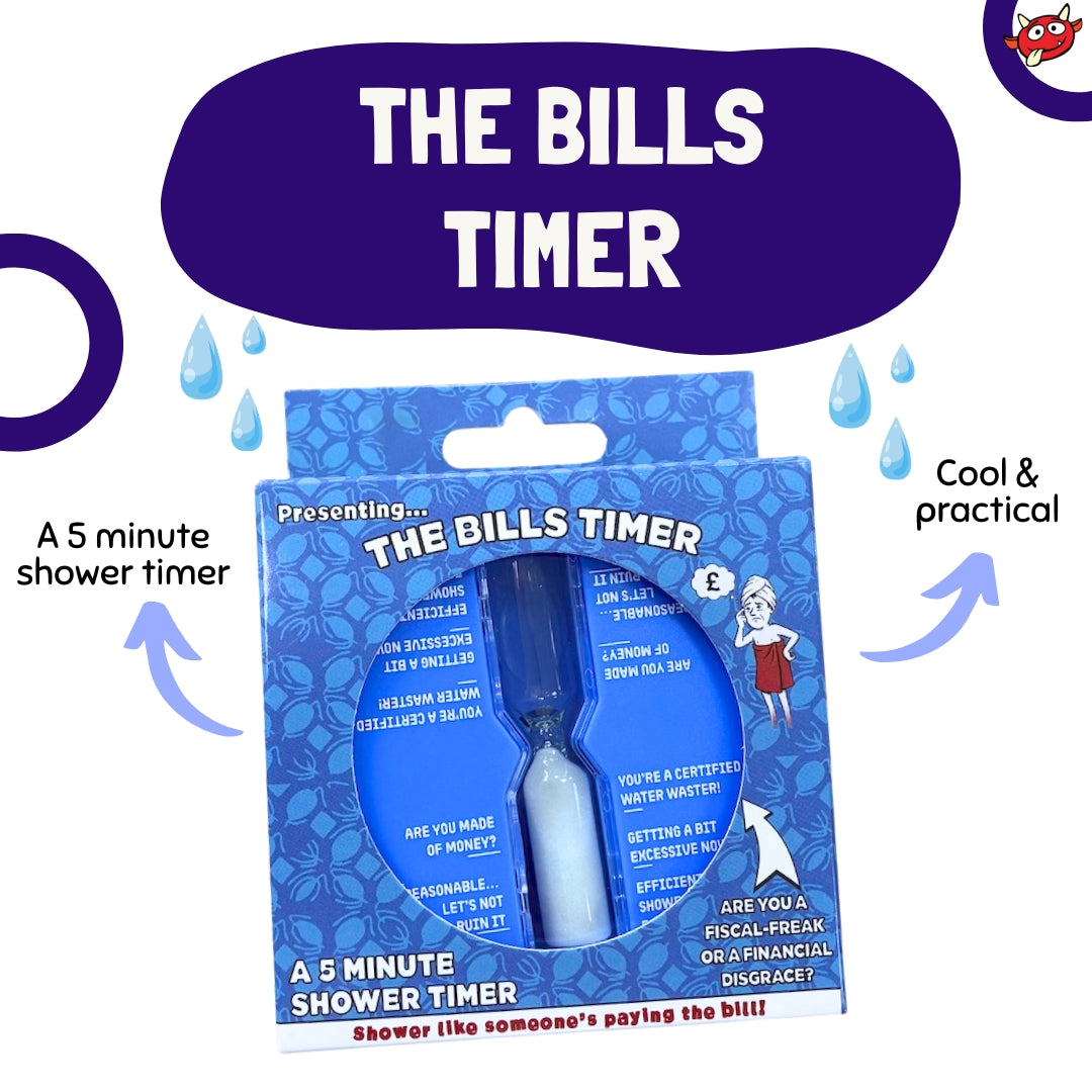 The 5 Minute 💰 Bills Shower Sand Timer Water Saver Funny Bathroom Gag Gift 😂💦