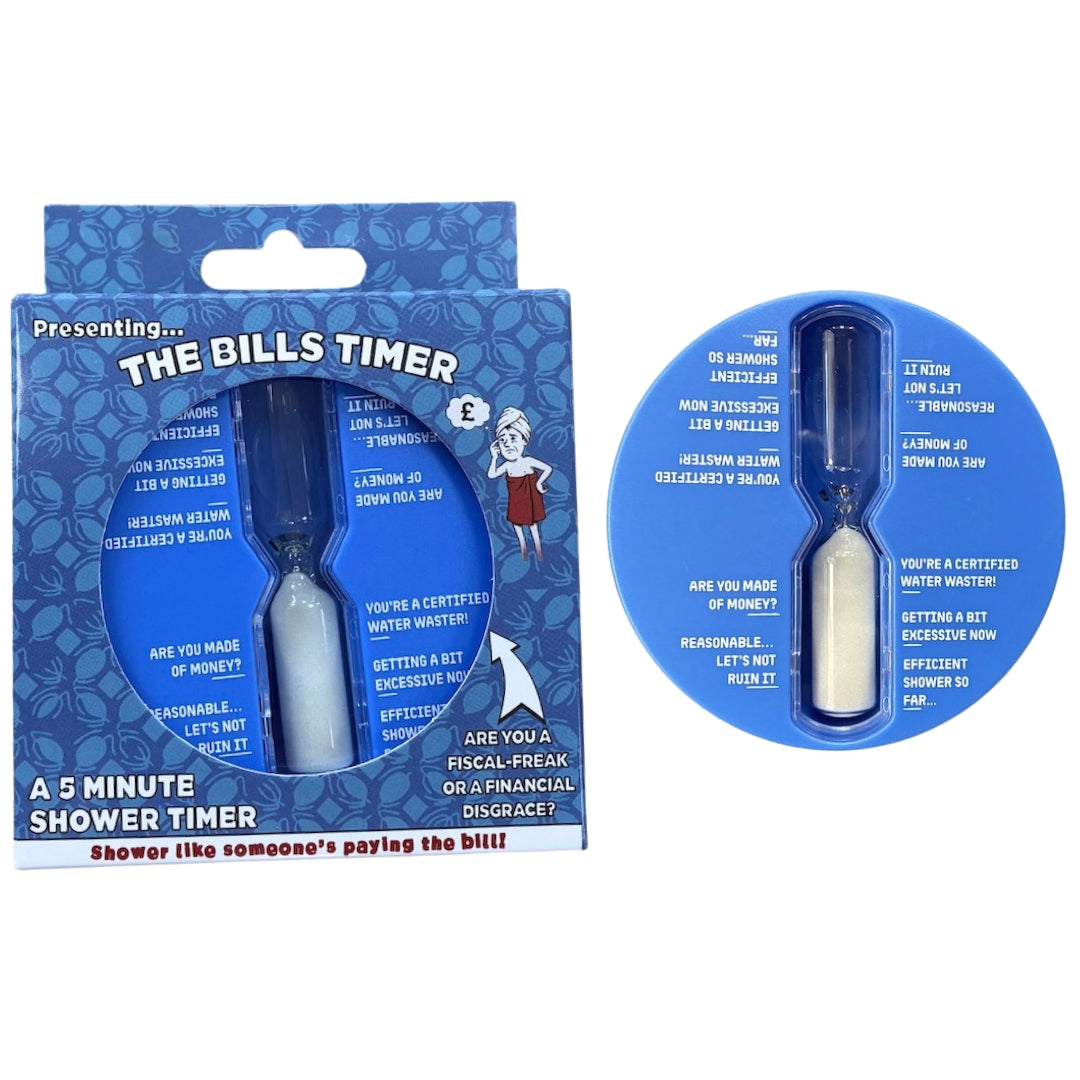 The 5 Minute 💰 Bills Shower Sand Timer Water Saver Funny Bathroom Gag Gift 😂💦
