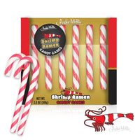 🍤 Shrimp Ramen Candy Canes 6 Pack Funny Christmas Gag Prank Novelty Gift - Archie McPhee