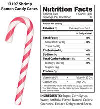 🍤 Shrimp Ramen Candy Canes 6 Pack Funny Christmas Gag Prank Novelty Gift - Archie McPhee